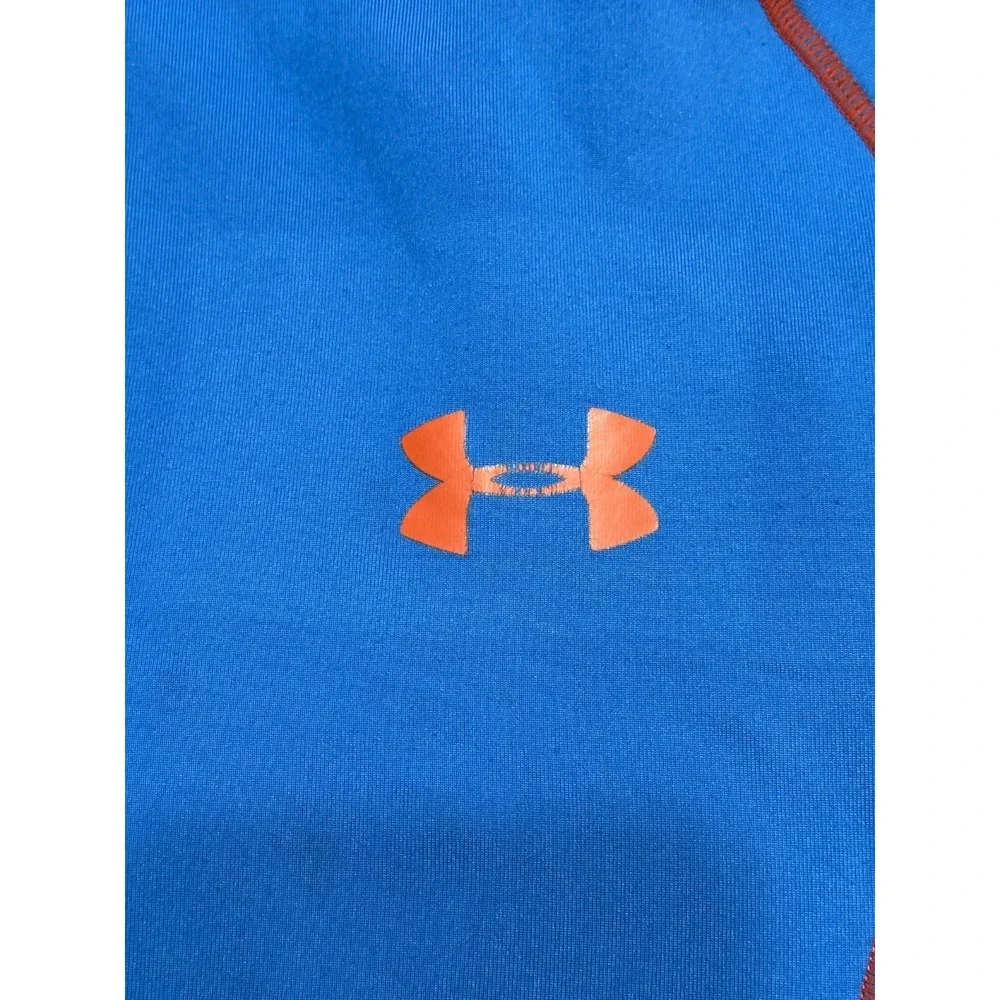 Under Armour‎ ColdGear Full Zip Mock Neck Sweat Jacket Blue Women's Size Small